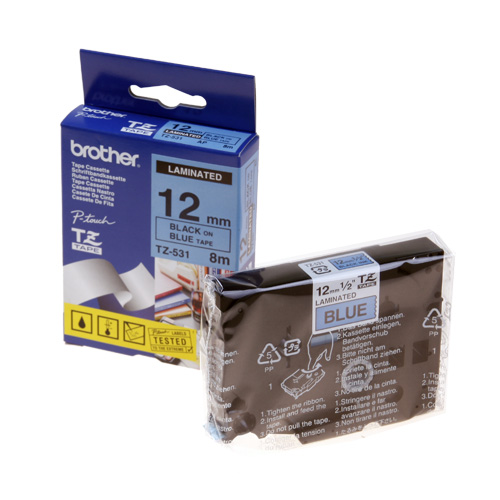 라벨테이프카트리지 TZ-531 테이프색 BLUE 규격 12mm