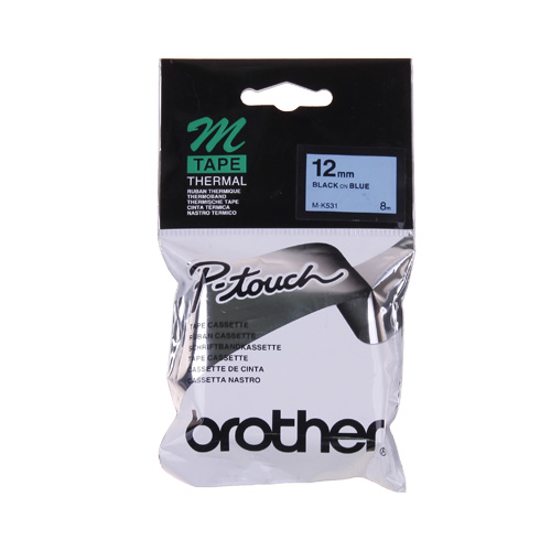 라벨테이프카트리지 M-K531 테이프색 BLUE 규격 12mm
