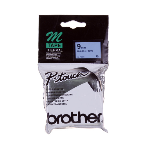 라벨테이프카트리지 M-K521 테이프색 BLUE 규격 9mm