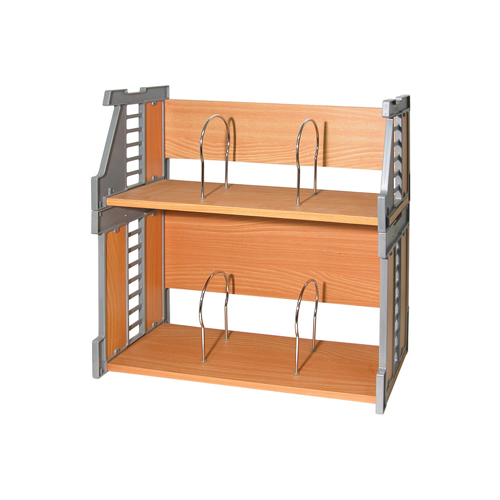 원목2단만능책꽂이 BS-057 600*250*600mm