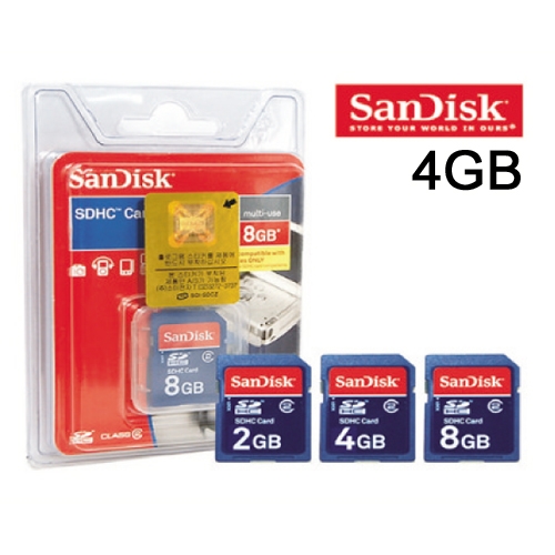 샌디스크 SD 메모리 카드(SDHC) 4G 