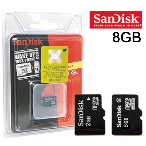 샌디스크 Micro SD 메모리 카드 8G 