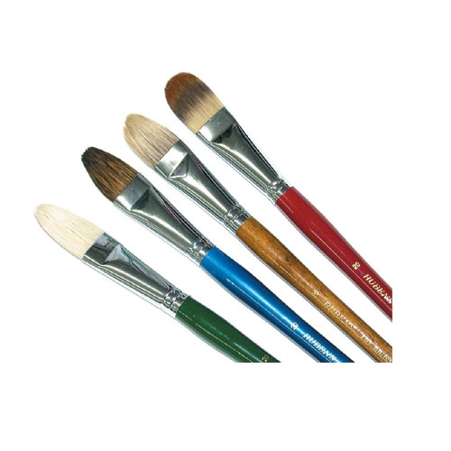 유화 및 아크릴 겸용 붓(인조겸용 660) 4호 