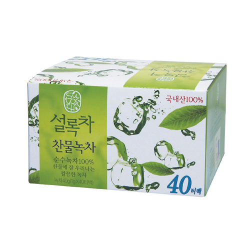 찬물에 잘 우러나는 설록차40T 1g * 40티백 