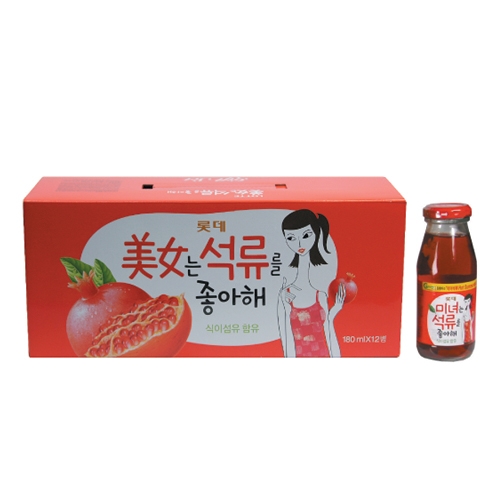 미녀석류 꼬마병 180ml 12병