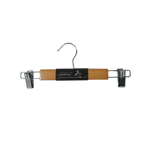 원목집게형 바지걸이 
