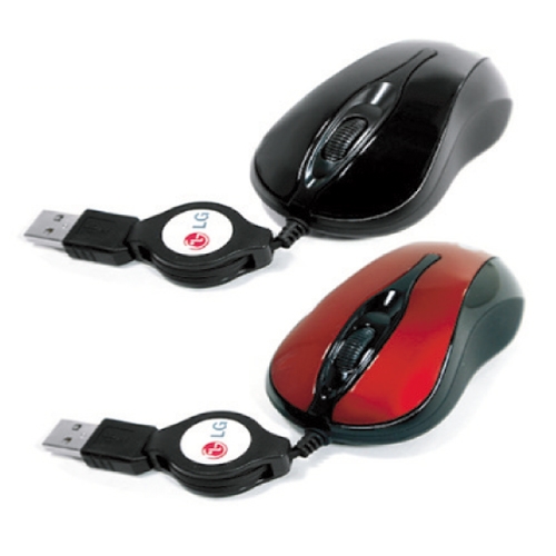 마우스 LG XM-120(100) 적색 COMBO