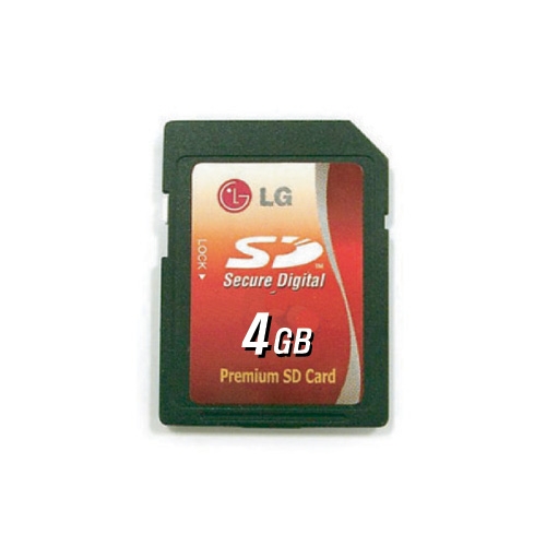LG SDHC 메모리 카드 4GB 