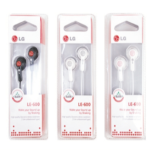 이어폰 LG LE-610 흑색 이어폰