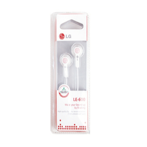 이어폰 LG LE-630 분홍 이어폰