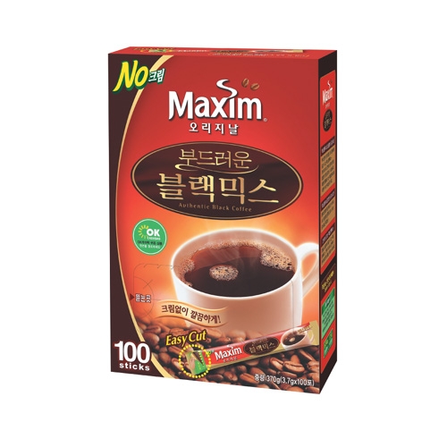 맥심부드러운 블랙오리지날 100T 3.7g * 100개입 