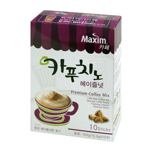 동서맥심카페 카푸치노헤이즐넛 10T  