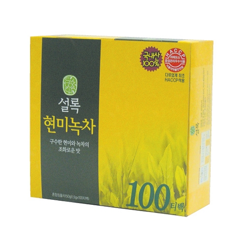 설록 현미 녹차 100T 1.5g * 100티백 