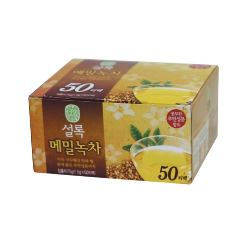 설록 메밀 녹차 50T 1.5g * 50티백 