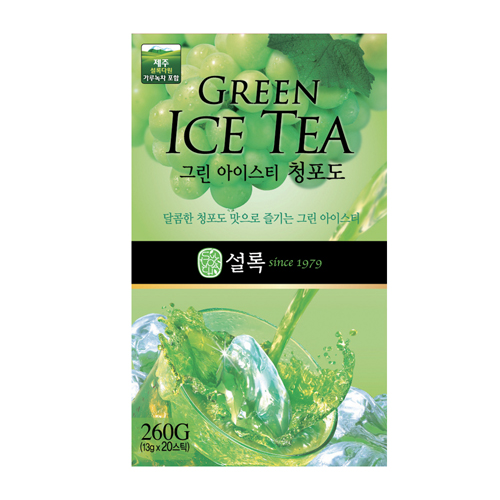 설록 그린 아이스티 청포도 20T 13g * 20개입