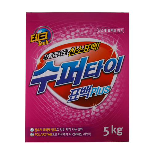 슈퍼타이 5kg각(표백플러스) 