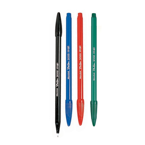 플러스펜 녹/적/청/흑 0.3mm