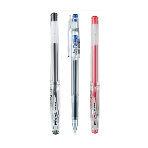 모나미 T-포인트 중성펜 0.48 청색 