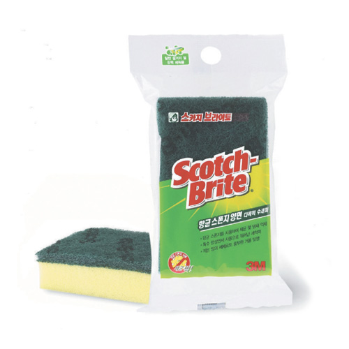 항균 스폰지 양면 다목적 수세미 No.SL-135