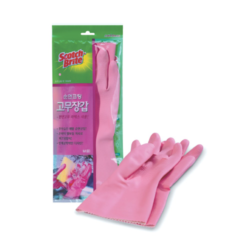 가정용 면 코팅 고무장갑 