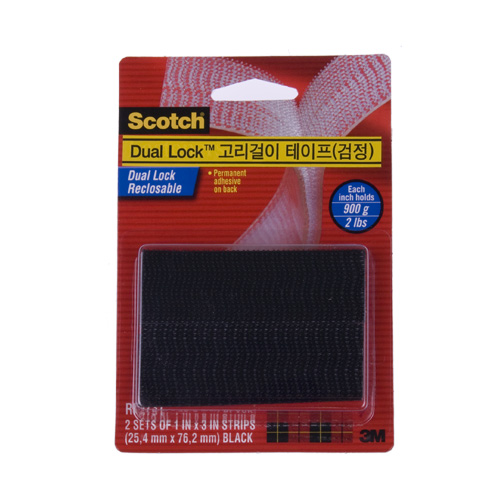 고리걸이 테이프L 검정 검정