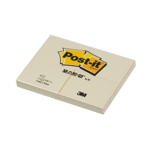 Post-it 653 노랑 (51x38)