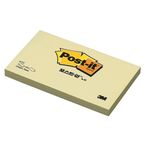 Post-it 655(노랑)(127x76)