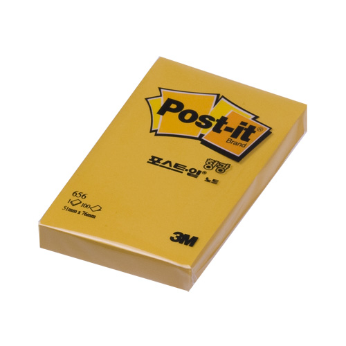 Post-it 656 형광 노랑(51X76)