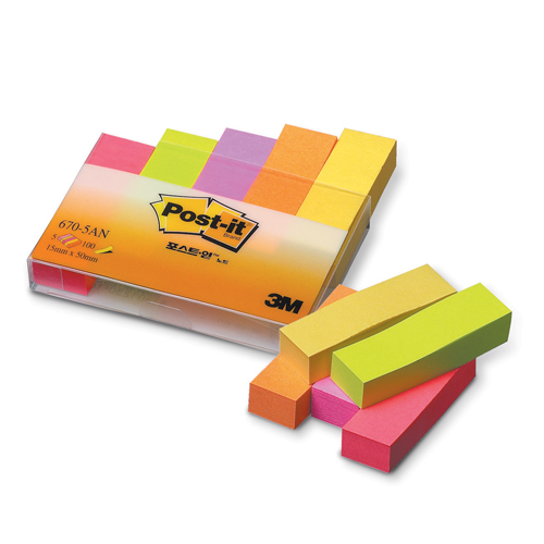 포스트잇 견출 670-5AN 50 * 15mm