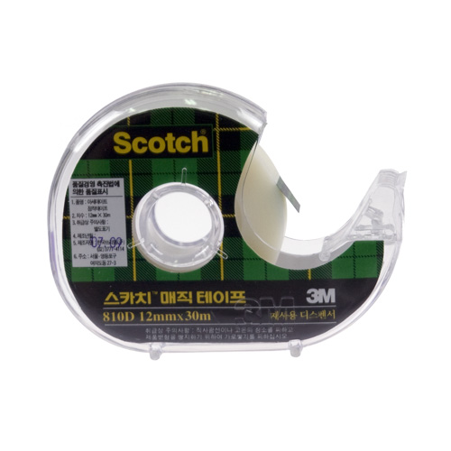 스카치 매직 체이프 810D 12mm x 30m 12mm * 30m
