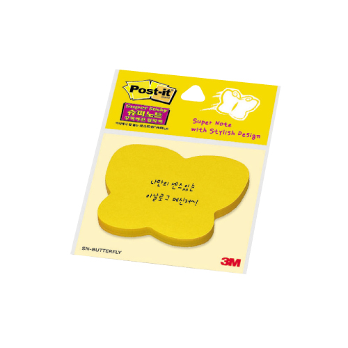 Post-it슈퍼노트 디자인/나비 