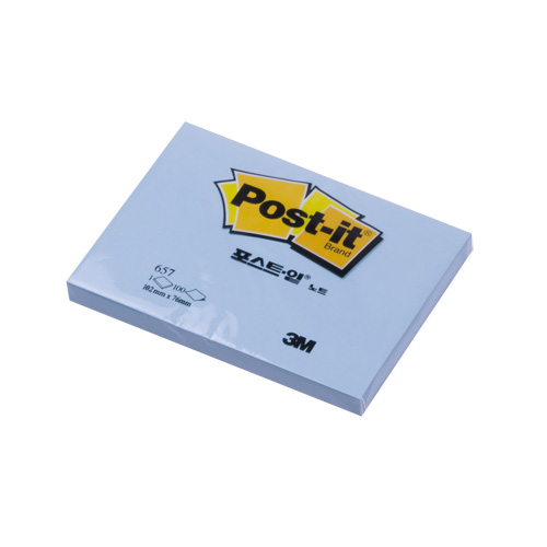 Post-it 657 파랑 파랑