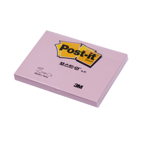 Post-it 657 분홍(102x76)