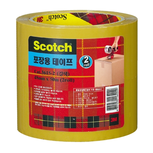스카치 포장용 테이프 cat.3615-2 갈색 48mm * 50m