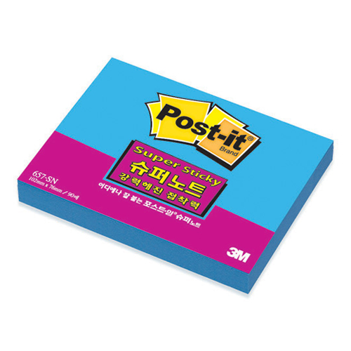 Post-it 657 슈퍼노트 바다 