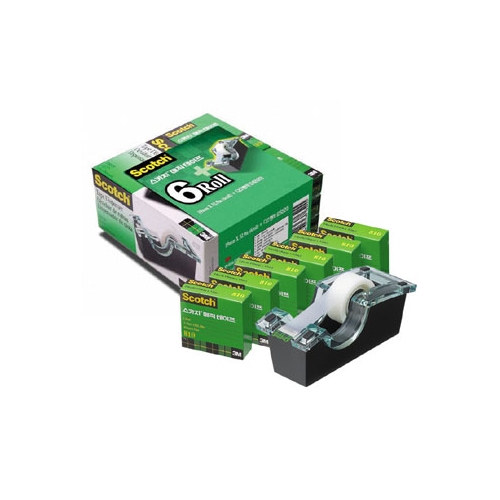 스카치매직테이프 DS-520 오피스팩 18mm * 32m리필(6롤) + DS-520 디스펜스
