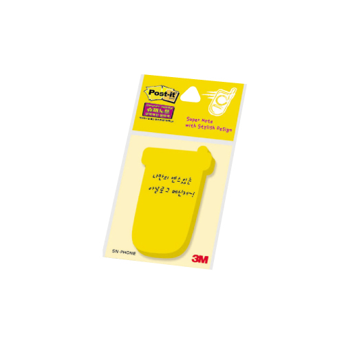 Post-it 슈퍼노트 디자인/폰