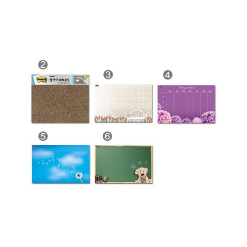 Post-it  접착식 메모보드 브라운558 (38 cm* 25cm)