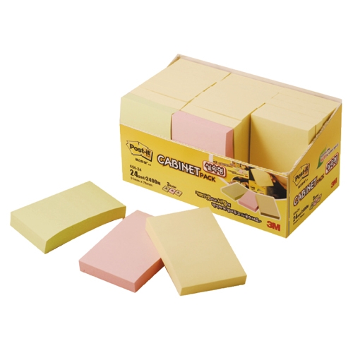 포스트잇캐비넷팩 656(51*76 24팩 )