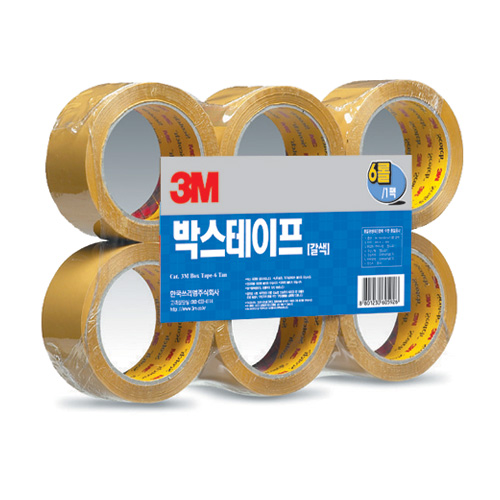 3M박스테이프 4840-6(갈색) 48mm*40M 6개입