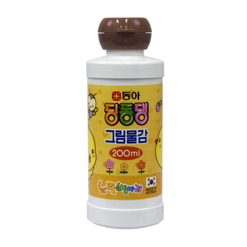 딩동댕물감200cc갈색 