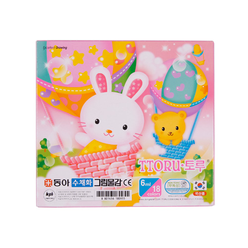 동아 물감6cc18색(토루2) 