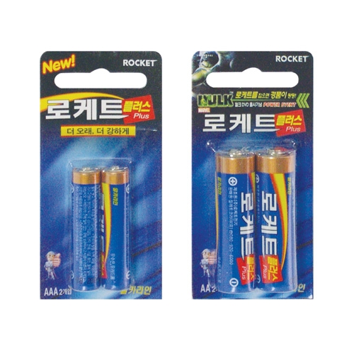 로케트 알카라인 건전지 AA(LR6) 