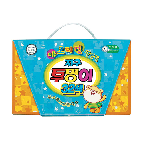 지구 투명이색연필32색 