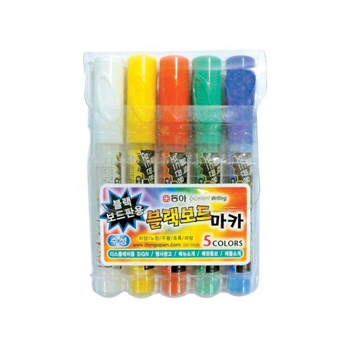 블랙보드마카5본(동아) 