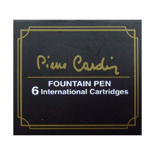 피에르가르뎅 만년필 잉크카트리지 흑색(6입) B-21