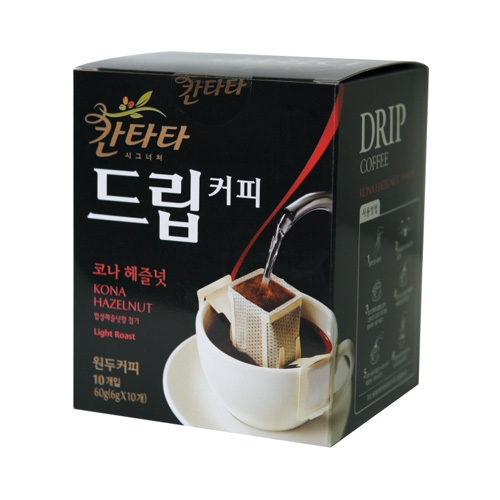 코나 헤이즐넛 드립커피 10T 6g * 10티백