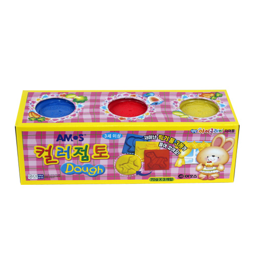 3색 칼라점토 70g * 3개