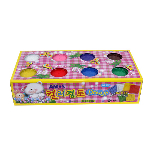 8색 칼라점토 70g * 8개