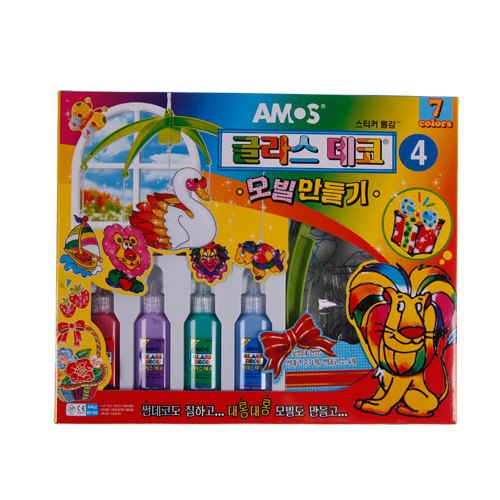 글라스데코 4 22ml * 6개입 + 40ml * 1개입 + 모빌대. 썬데코5개